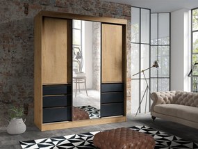 Ντουλάπα Haiti Τρίφυλλη-Fusiko-Mavro