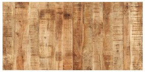 vidaXL Επιφάνεια Τραπεζιού 120x60x(1,5-1,6) εκ Ακατέργαστο Ξύλο Μάνγκο