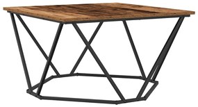 vidaXL Τραπεζάκι σαλονιού Παλαιό ξύλο 80 x 80 x 45 cm