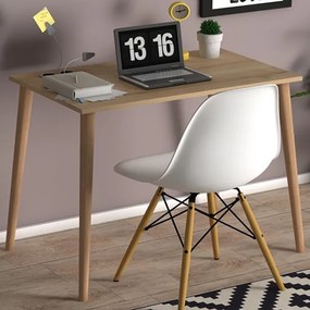 Γραφείο Fiona Megapap χρώμα oak 90x55x75εκ.