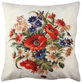 Μαξιλάρι Διακοσμητικό (Με Γέμιση) A11852 Multi Aberto Design 43X43 Cotton-Polyester