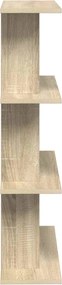 vidaXL Ράφι Τοίχου Επιτοίχιο Sonoma Δρυς 56 x 20 x 90 εκ