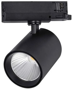 V-TAC Μαγνητικό Φωτιστικό Ράγας Σποτ LED COB 230V 35W 3000lm 30° IP20 Φυσικό Λευκό Μαύρο Σώμα 10281