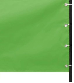 vidaXL Διαχωριστικό Βεράντας Ανοιχτό Πράσινο 100x240 εκ. Ύφασμα Oxford