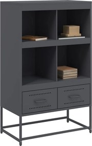 vidaXL Ντουλάπι Ανθρακί 68x39x111,5 εκ. από Χάλυβα