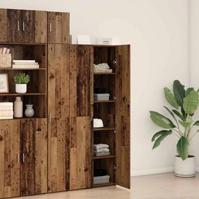 vidaXL Highboard Παλαιό ξύλο 70 x 42.5 x 185 εκ Επεξεργασμένο ξύλο