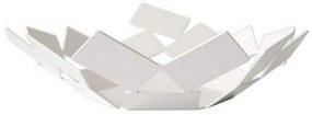 Ψωμιέρα - Φρουτιέρα La Stanza dello Scirocco MT01 W 24,5x23,2x6,2cm Μεταλλική White Alessi Metal