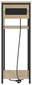 vidaXL Κομοδίνο Sonoma Δρυς 28.1 x 40.9 x 75 εκ. Επεξεργασμένο ξύλο