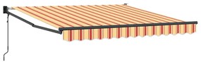 vidaXL Σκηνίτσα Αναδιπλούμενη Striped Κίτρινο, Πορτοκαλί. 300 x 250 εκ