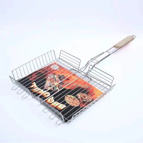 Διπλή Μεταλλική Σχάρα Ψησίματος 31x25cm