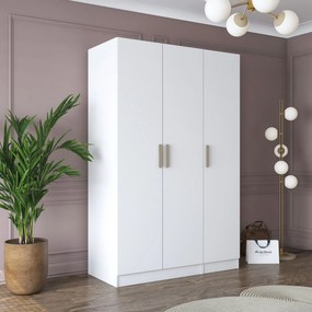 Ντουλάπα Λευκό BRAOTOR 135x57.5x210