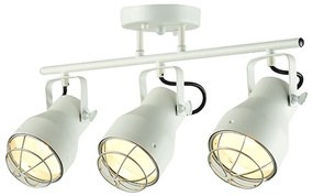 Σποτ Τρίφωτο Aca Dakota EG169903CW White Matt