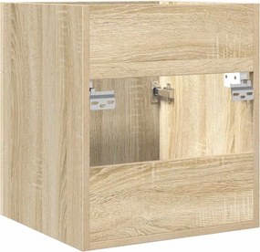 vidaXL Ντουλάπι νιπτήρα μπάνιου Sonoma Oak Κατασκευασμένο ξύλο