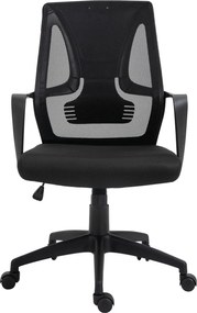 BF2960 Πολυθρόνα Γραφείου Mesh Μαύρο   1τμχ