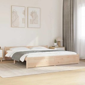 Πλαίσιο Κρεβατιού 180 x 200 εκ. Μασίφ Ξύλο Super King Size