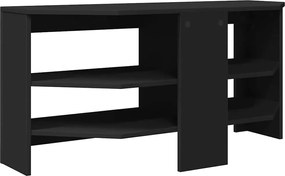 vidaXL ΓωνιακήΒάσηΤηλεόρασης Μαύρο 102 x 40,5 x 45 εκ