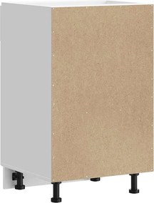 vidaXL ντουλάπι βάσης κουζίνας Kalmar Λευκό από Επεξεργασμένο Ξύλο