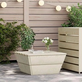 vidaXL Τραπέζι Κήπου 60x60x30 εκ. από Εμποτισμένο Ξύλο Ερυθρελάτης