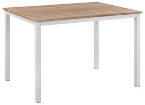 Dining Table PANYA  110x70x76,Sonoma,white legs