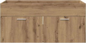 vidaXL Ντουλάπι νιπτήρα Artisan Oak Επεξεργασμένο ξύλο