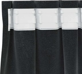 vidaXL Κουρτίνες συσκότισης 2 pcs Μαύρο 140 x 225 cm Βελούδο