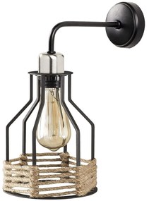 Φωτιστικό Τοίχου - Απλίκα Fiko 892OPV1299 17x27x33cm 1xE27 40W Black Opviq