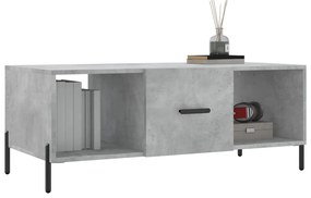 vidaXL Τραπεζάκι Σαλονιού Γκρι Σκυρ. 102x50x40 εκ. Επεξεργασμένο Ξύλο