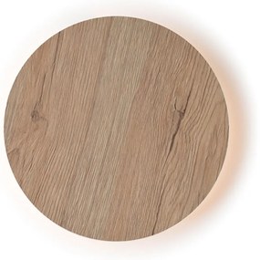 Απλίκα Τοίχου LED Aca Eclipse ZM1715LEDWLW Light Wood