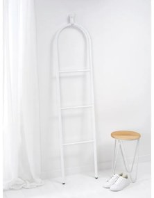 Πολυλειτουργική κρεμάστρα ρούχων Brabantia Linn 1008928, 3 ράφια, Οβάλ μέρος για κρέμασμα σακακιού, Ανθεκτικό στη διάβρωση, Λευκό