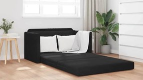 vidaXL Κρεβάτι καναπές 110cm Μαύρο Βελούδο