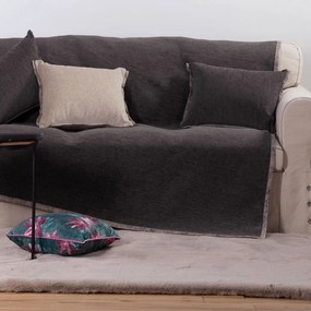 Ριχτάρι Καναπέ Τριθέσιου 2 Όψεων (180x300) Nef-Nef Homeware Tanger New Graffite/Ecru