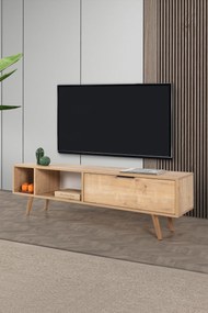 Έπιπλο Τηλεόρασης Sapphire Δρυς REFRO 160x35x18