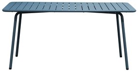 Ε546,2 BRIO Slat Τραπέζι Κήπου - Βεράντας, Μέταλλο Βαφή Sandy Blue 5415C  160x90x73cm Μπλε, , 1 Τεμάχιο