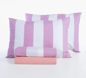 Σεντόνια Μονά (Σετ) Nef-Nef Homeware Casual Vertia Mauve