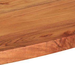 vidaXL Επιφάνεια Τραπεζιού Οβάλ 80x40x2,5 εκ. Μασίφ Ξύλο Ακακίας