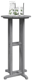 vidaXL Bar Table Ανοιχτό Γκρι 55x55x107 εκ. HDPE