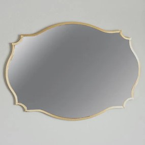 Καθρέπτης Τοίχου Μεταλλικός Χρυσός 90x2,5x60εκ. ESTHETI 751-11033