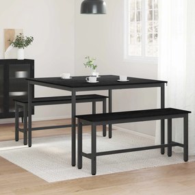 vidaXL Τραπεζαρίες 110 x 110 x 75 cm ΜΕΤΑΛΛΟ