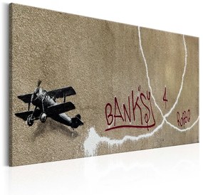 Πίνακας - Love Plane by Banksy 120x80