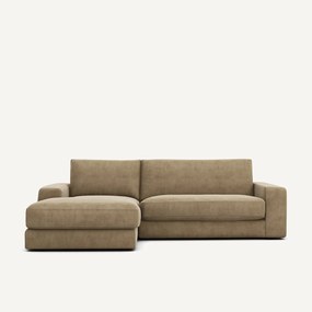 Γωνιακός καναπές από βελούδο stonewashed, SKANDER