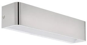 Eglo Sania Μοντέρνο Φωτιστικό Τοίχου με Ενσωματωμένο LED και Θερμό Λευκό Φως σε Ασημί Χρώμα Πλάτους 36.5cm 98426