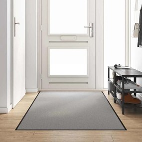 vidaXL Πατάκι Πόρτας Ορθογώνιο Γκρι 120x250 εκ.