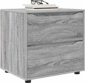 vidaXL Ντουλάπι αποθήκευσης Γκρίζο Σονομα 60 x 48 x 57 εκ