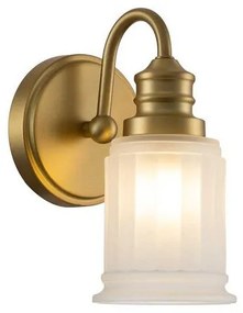 Απλίκα Φωτιστικό Μπάνιου 1xG9 IP44 Swell Elstead Lighting QZ-SWELL1-BB-BATH Ορείχαλκος