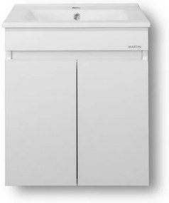 ΠΑΓΚΟΣ OMEGA WHITE 50 3BOM050WH0 Πάγκος 47x44x60, Νιπτήρας 50x45  3BOM050WH0