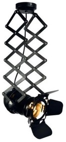 Φωτιστικό Οροφής OD91131CB 1ΧΕ27 20Χ34Χ90CM Almodovar Black Aca Decor Metal