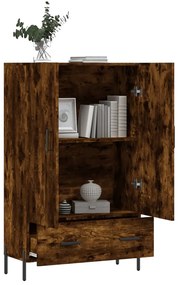 vidaXL Ντουλάπα Καπνιστή Δρυς 69,5 x 31 x 115 εκ. Επεξεργασμένο Ξύλο