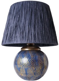 Φωτιστικό Επιτραπέζιο 687HMY2236 33x44cm E27 40W Blue Opviq