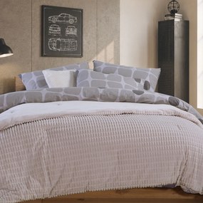 Κουβερτοπάπλωμα Υπέρδιπλο (240x220) Nef-Nef Homeware Elaisa Cream