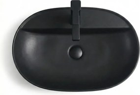 Tema Pure 60 Black Matt 60x40 - Επιτραπέζιος Νιπτήρας